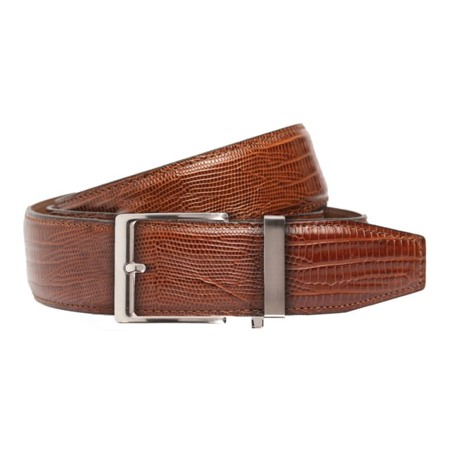 Nexbelt Lizard Belt Brown Up to 50" Waist - Nexbelt