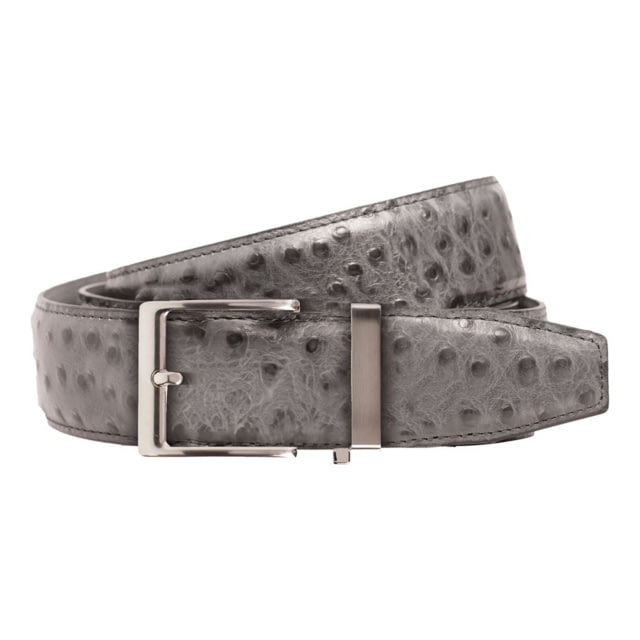 Nexbelt Ostrich Belt Grey Up to 50" Waist - Nexbelt