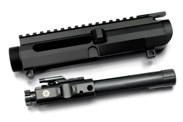 USED Next Level Armament NLX Billet .308 AR-10 Upper Receiver Stripped and Bolt Carrier Group Combo Left Hand Black/Dark Grey NLX155 - Next Level Armament
