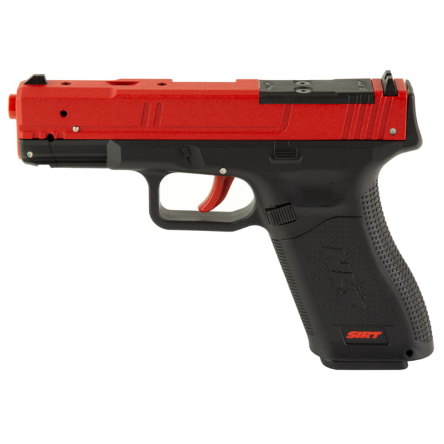 NextLevel Training SIRT 115S Optic Ready Slide Laser Training Pistol G45/G19X MOS Red Take Up Laser Red Shot Indicator Laser Black/Red 115S-S2ROR0-00 - Nextlevel Training