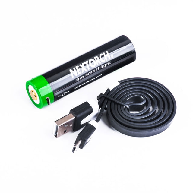 Nextorch 18650 USB-C Direct Recharge Battery, Black, BW20029