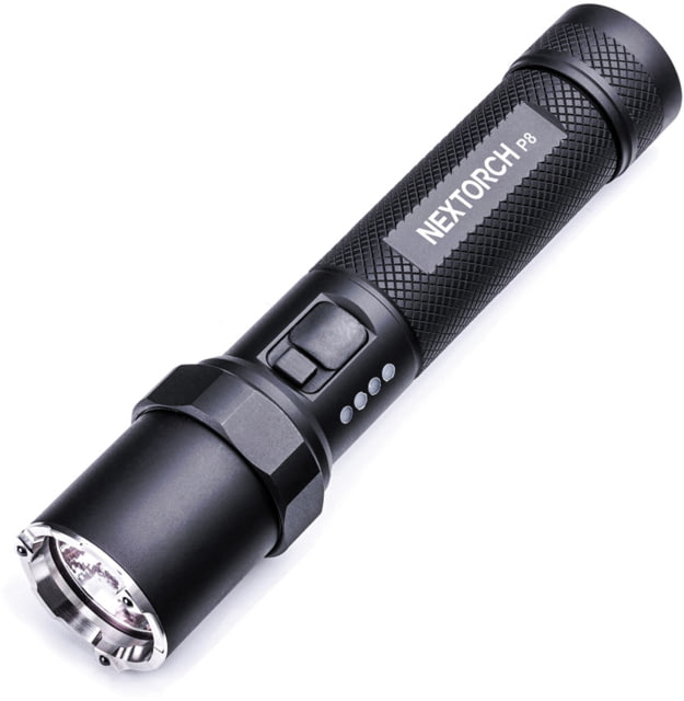 Nextorch P8 LED Flashlight Lithium Ion White 1300 Lumens Black - Nextorch