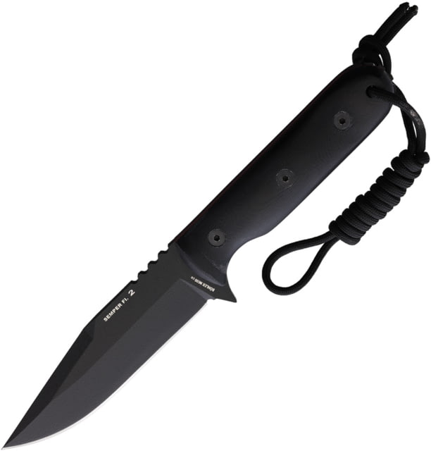 Nieto Semper Fi 2 Fixed Blade Black - Nieto