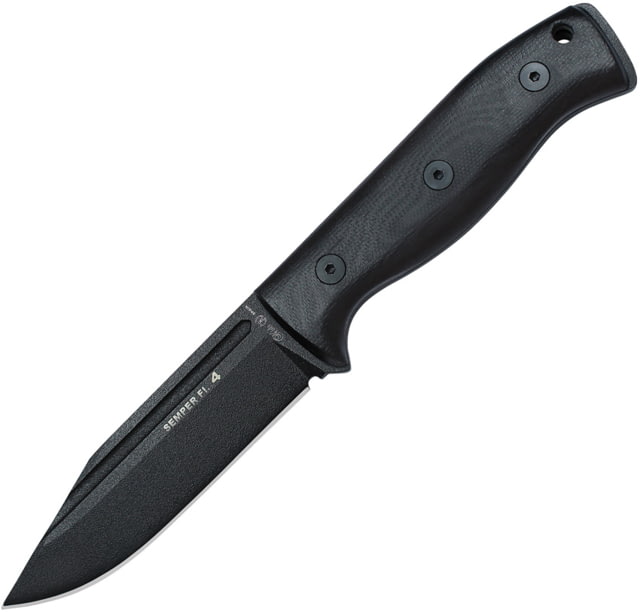 Nieto Semper Fi 4 Fixed Blade Black - Nieto