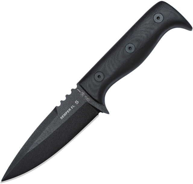 Nieto Semper Fi 5 Fixed Blade Black - Nieto
