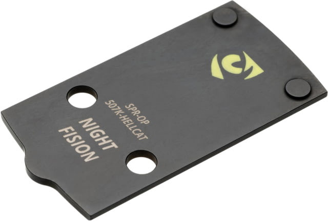 Night Fision 507k/407k to Springfield Hellcat Optic Mounting Plate Black - Night Fision