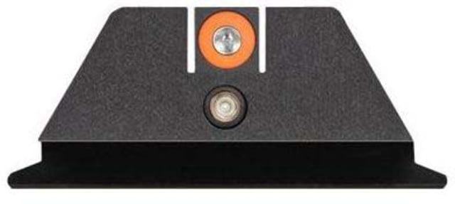Night Fision Accur8 Student Gun Night Sight Set S&W M&P Shield/Shield Plus Orange Front Ring One-Dot Rear - Night Fision