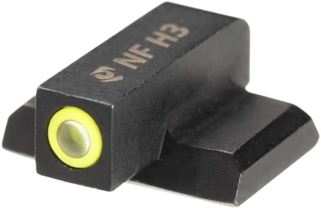 Night Fision OEM Height Tritium Pistol Night Sight Smith & Wesson Bodyguard 2.0 Yellow Front Ring