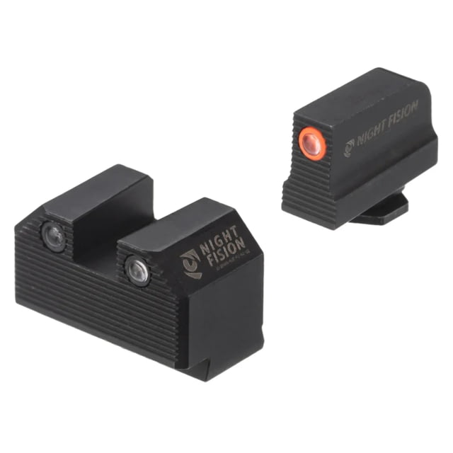 Night Fision Optics Height Night Sights for Glock 17/19/45 w/ Holosun EPS Orange