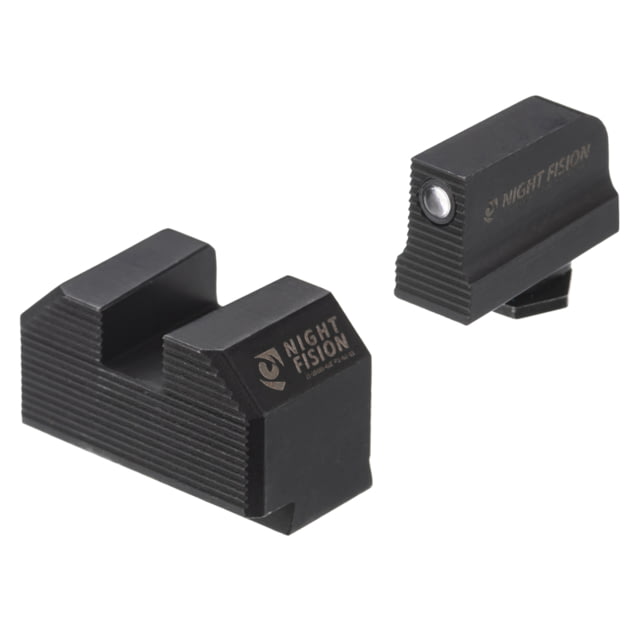 Night Fision Optics Height Night Sights for Glock 43x/48 w/ 507k/EPS Carry Blank Rear Black