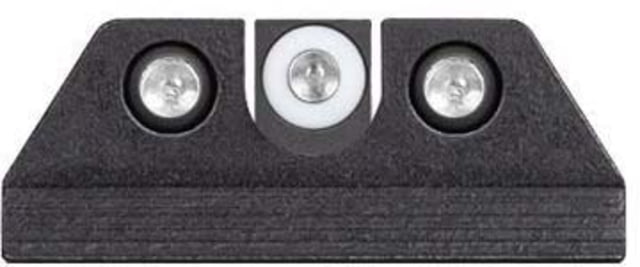 Night Fision Standard Height Night Sight Set Mossberg MC1sc/MC2/MC2c White Front Ring U Notch Rear - Night Fision