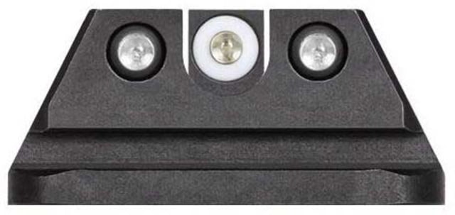 Night Fision Standard Height Night Sight Set Walther PPQ/PPQ M2 White Front Ring U Notch Rear - Night Fision