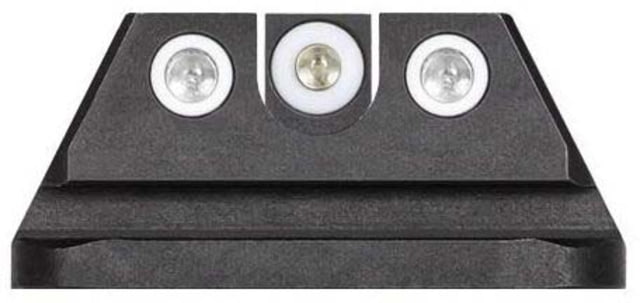 Night Fision Standard Height Night Sight Set Walther PPQ/PPQ M2 White Front Ring U Notch White Rear Rings - Night Fision