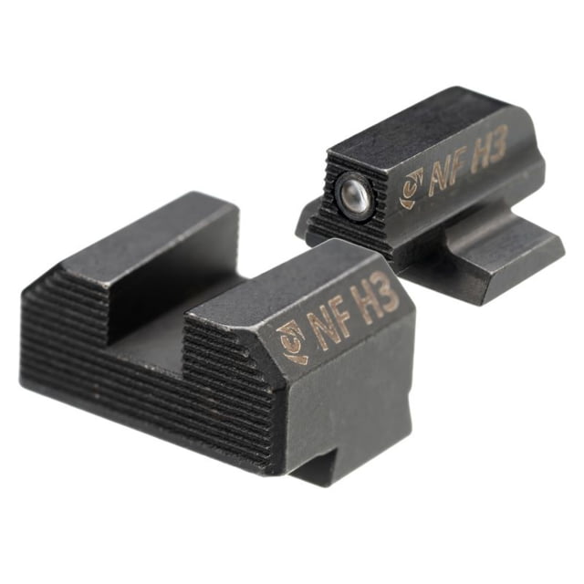 Night Fision Optics Ready Stealth Night Sight Set for Canik Mete SF and TP9 Pistols w/ Black Front Blank Rear Black One Size - Night Fision