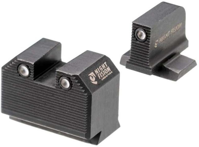 Night Fision Optics Ready Stealth Smith & Wesson Night Sight Set S&W M&P w/ RMR/507c/SRO Black Front Ring - Night Fision