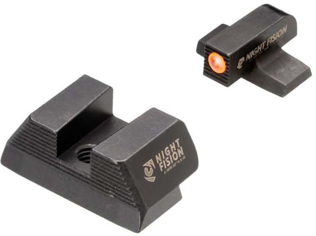 Night Fision Optics Ready Stealth SIG Sauer Night Sight Set SIG P320 w/ Holosun SCS #8 Orange Front Blank Rear - Night Fision