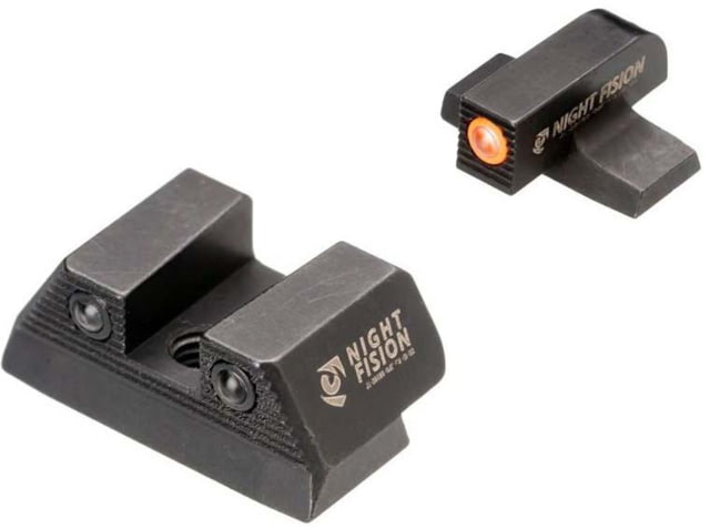 Night Fision Optics Ready Stealth SIG Sauer Night Sight Set SIG P320 w/ Holosun SCS #8 Orange Front - Night Fision