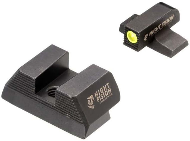 Night Fision Optics Ready Stealth SIG Sauer Night Sight Set SIG P320 w/ Holosun SCS #8 Yellow Front Blank Rear - Night Fision