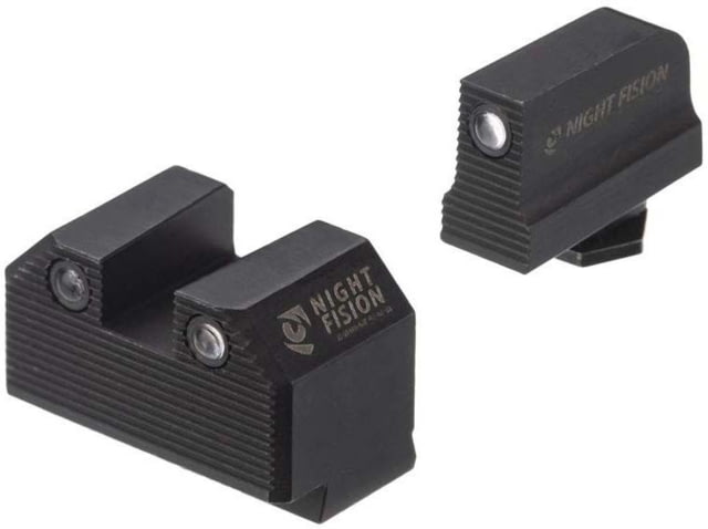 Night Fision Optics Ready Stealth Night Sight Set Walther PDP w/ RMR/507c/508t Black Front Ring - Night Fision