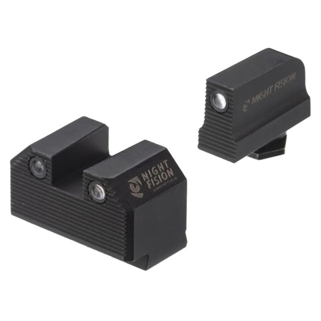 Night Fision Optics Ready Stealth Night Sight Set Glock 17/19/34 w/ RMR/507c/508t Black Front Black GLK-001-290-313-ZGZG - Night Fision