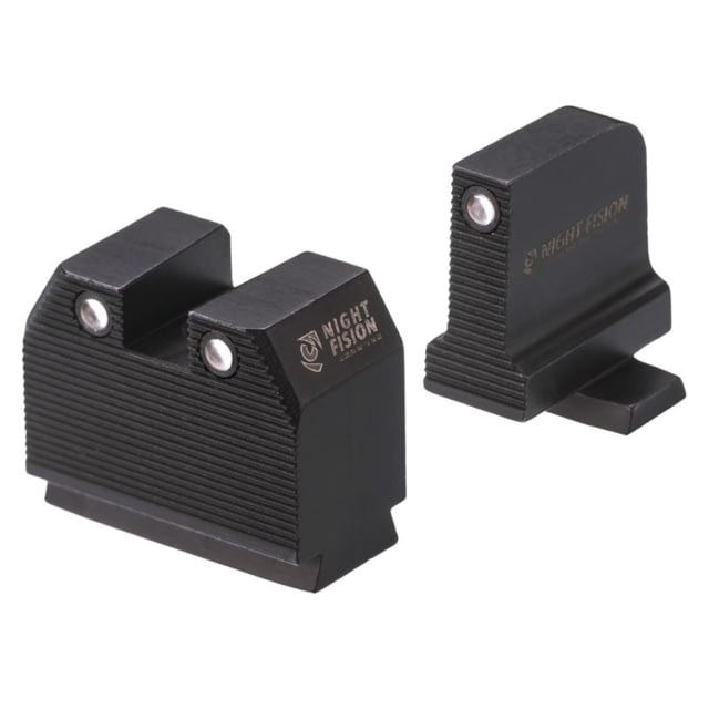 Night Fision Optics Ready Stealth SIG Sauer Night Sight Set SIG P320 w/ DPP/509t/Acro Black Front Ring - Night Fision