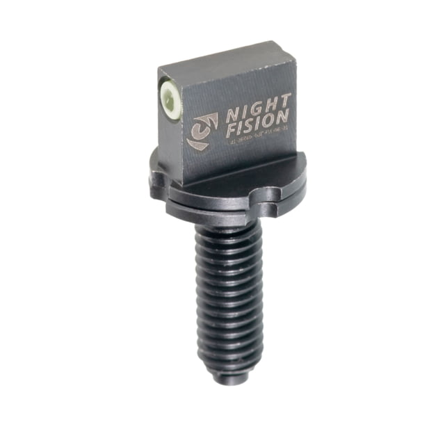 Night Fision Tritium AR15 Front Sight Post w/ White Ring Black One Size - Night Fision