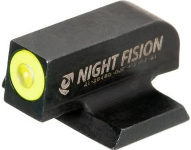 Night Fision Tritium Front Sight for FN 509 w/ Yellow Ring Black One Size - Night Fision