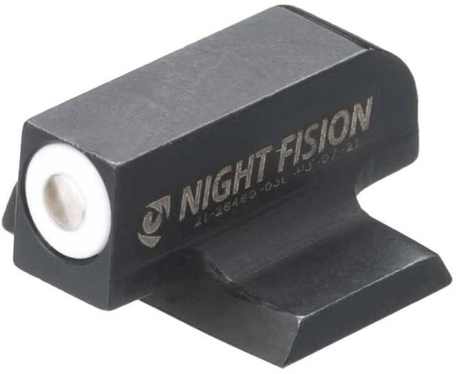 Night Fision Ruger Tritium Front Sight Ruger Max 9 White Ring - Night Fision