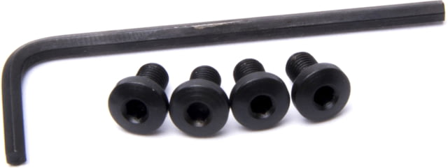 Nighthawk Custom Grip Screws Set of Four Thin Hex Head Carbon w/Wrench Fully Machined - Nighthawk Custom