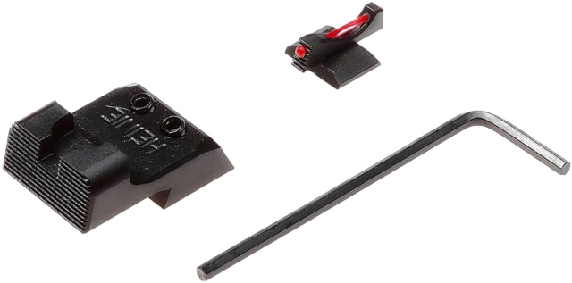 Nighthawk Custom Sight Kit Fiber Optic .150 Heinie Ledge Black Rear Sight Novak Cut - Nighthawk Custom