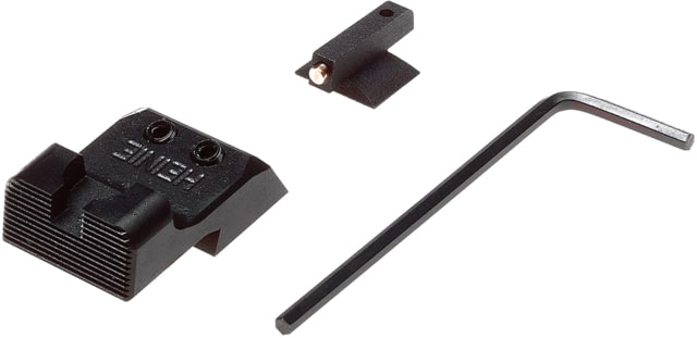 Nighthawk Custom Sight Kit Gold .180 Heinie Ledge Black Rear Sight Novak Cut - Nighthawk Custom