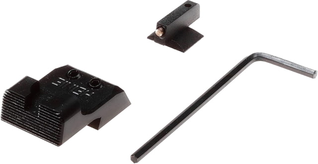 Nighthawk Custom Sight Kit Gold .200 Heinie Ledge Black Rear Sight Novak Cut - Nighthawk Custom