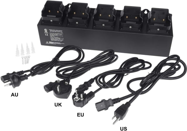 Nightstick 5-Bank AC Powered Charger for 5566/68 INTRANT Angle Lights - Nightstick