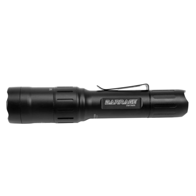 Nightstick Barrage - Usb Tactical Flashlight Black - Nightstick