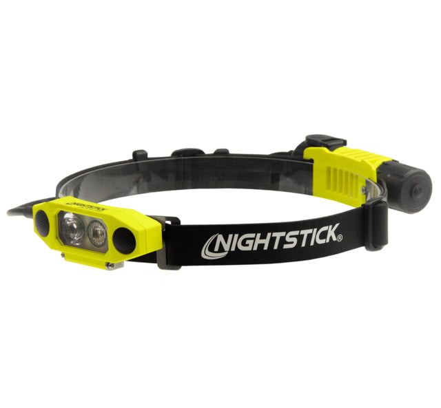 Nightstick Dicata ATEX Intrinsically Safe Rechargeable Dual-Light LED Headlamp Integrated Li-ion White 275 Lumens - Nightstick