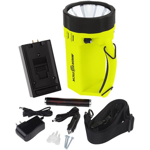 Nightstick Intrinsically Safe Dual-Light Lantern Rechargeable Green / Black - Nightstick