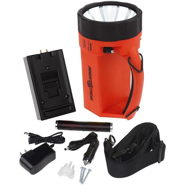 Nightstick Intrinsically Safe Dual-Light Lantern Rechargeable Red / Black - Nightstick