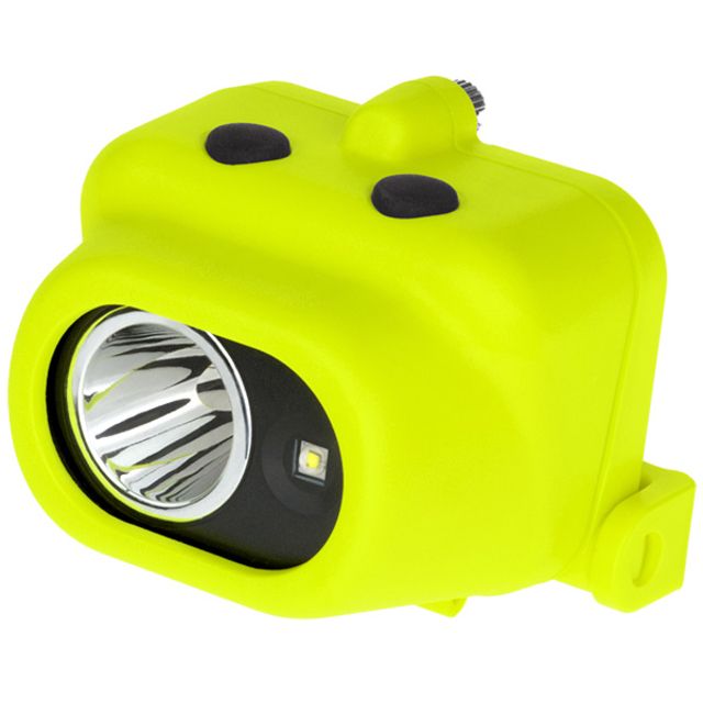 Nightstick Intrinsically Safe Multi-Function Dual-Light 3AAA Headlamp w/Clip & Hard Hat Mount 160 Lumens Green - Nightstick