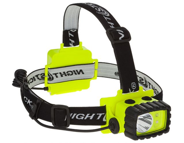 Nightstick Intrinsically Safe Permissible Multi-Function Dual-Light 3AA HeadlampGreen Flood175 LumensGreen - Nightstick