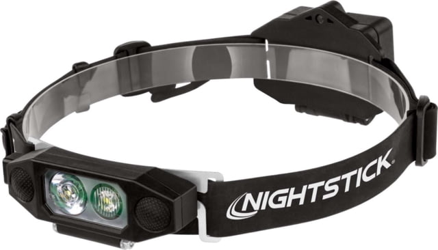 Nightstick Low-Profile Dual-Light Headlamp Black - Nightstick