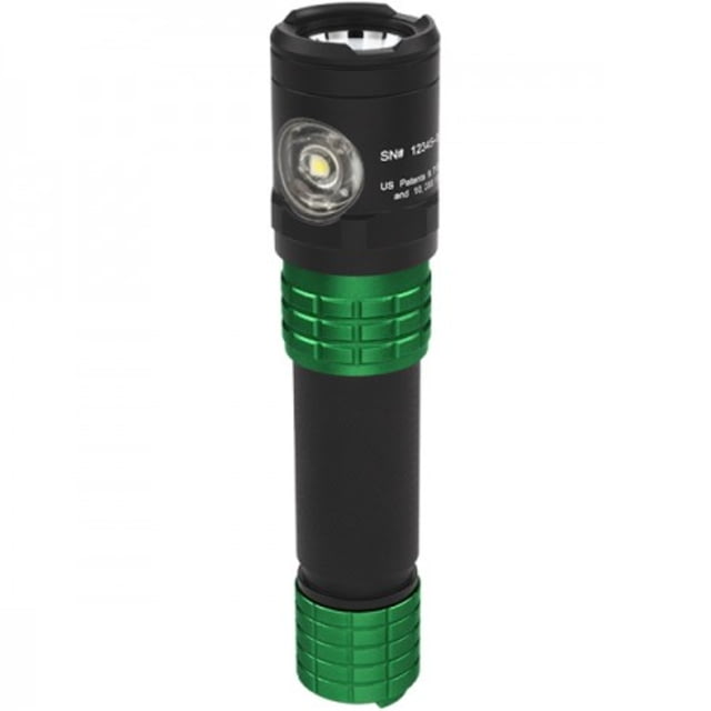Nightstick USB Rechargeable Metal Dual LED Flashlight 900 Lumens Green - Nightstick
