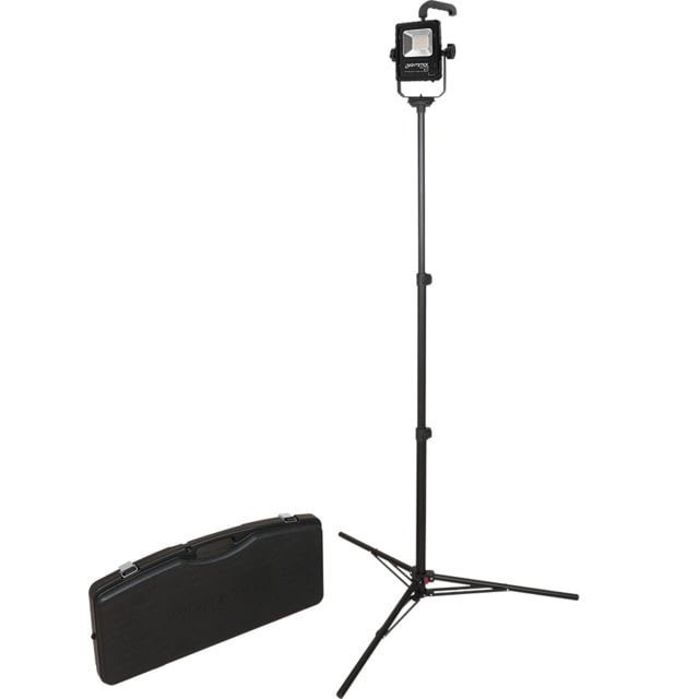 Nightstick Rechargeable LED Scene Light Kit w/ Magnetic Base Integrated Li-ion White 1200 LuMen's Black - Nightstick