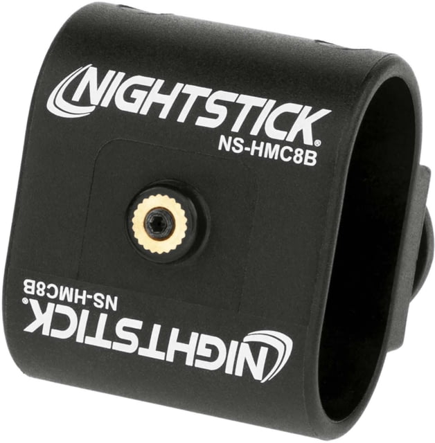 Nightstick Rotating Flashlight Mount for European MSA Fire & SAR Helmets Black - Nightstick