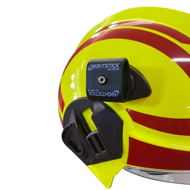 Nightstick European MSA Fire & SAR Helmet Rotating Mount Glass-filled Nylon Polymer Black - Nightstick