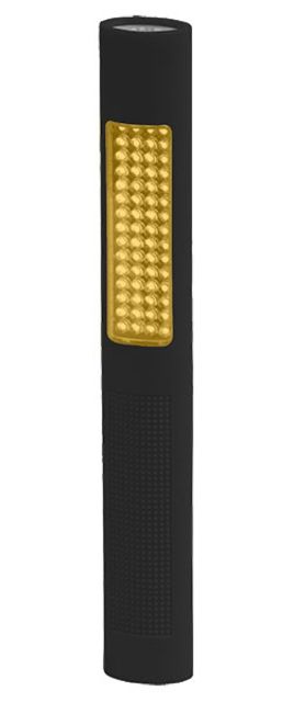Nightstick Safety Light/LED FlashlightAmber Flood150 Lumens Black - Nightstick