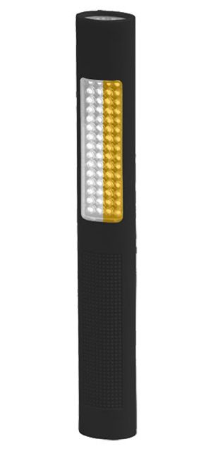 Nightstick Safety Light/LED FlashlightWhite/Flashing Amber Flood150 Lumens Black - Nightstick
