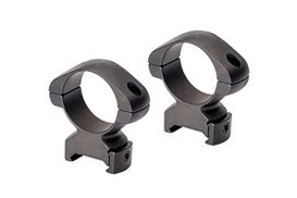 Nikko Stirling 30mm Steel Weaver Rings LOW Black NSN N - Nikko Stirling