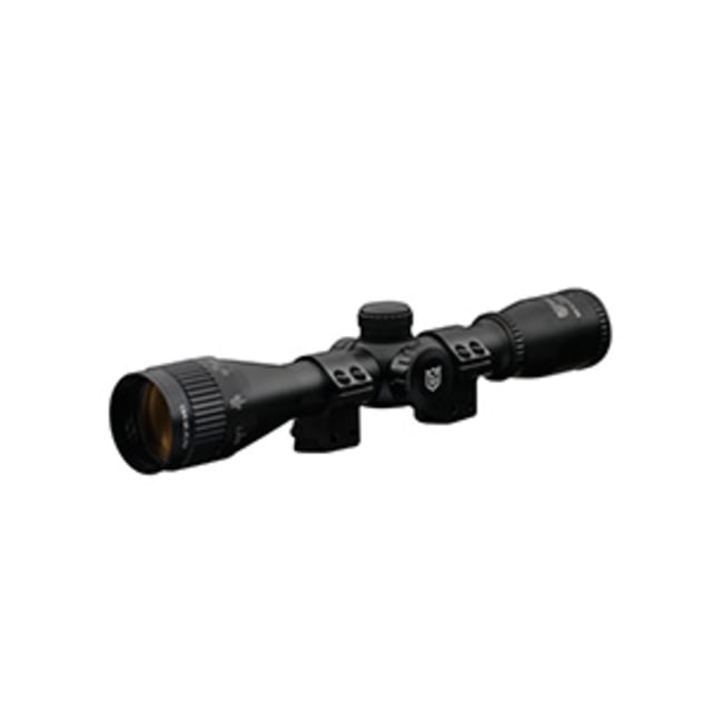 Nikko Stirling Mountmaster Silver Crown 4x32 AO IR Rifel Scope 1in Tube HMD Reticle 1/4 MOA Matte Black NMMI432AON - Nikko Stirling