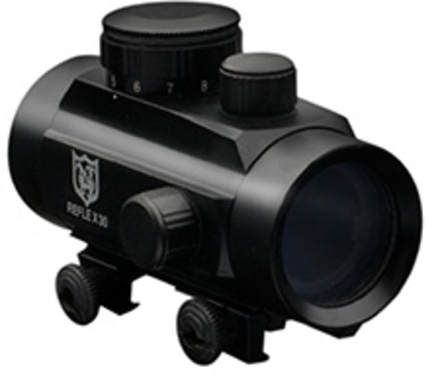 Nikko Stirling  1x30mm NDR Sight W/5/8 Scope Ring Mounts & 4 MOA Dot Size Black nrd30im - Nikko Stirling