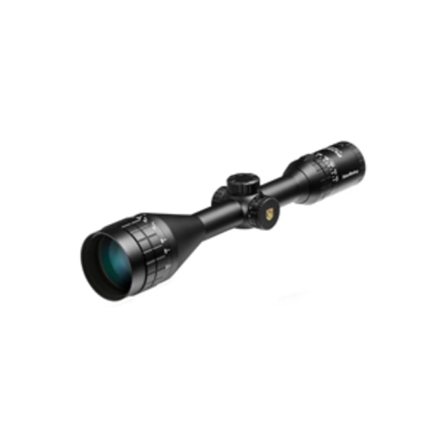 Nikko Stirling Panamax  1in Tube Rifle Scope Second Focal Plane Dual Color Red/Green Illumination Half Mil-Dot Reticle Matte Black - Nikko Stirling